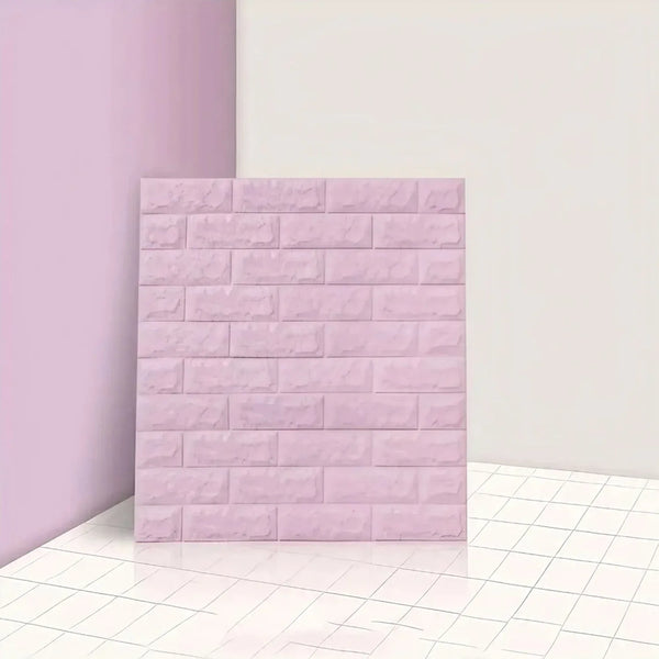 Wallpaper 3D Foam Wallpaper Sticker Panels (70 x 76 Cm / 1 Pc) - justgrabit.in | Just Grab It