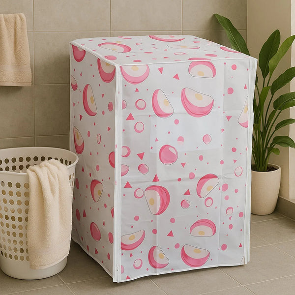 Waterproof Washing Machine Cover 58x62x85 cm (1 Pc / Mix Design) - justgrabit.in | Just Grab It
