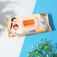 Tulips Sensitive Baby Wet Wipes (1 Set) - justgrabit.in | Just Grab It