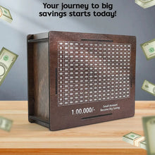 Big Wooden Savings Challenge Money Bank / Piggy Bank - (1 Pc) - justgrabit.in | Just Grab It