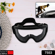 Cycling Motorbike ATV/Dirt Bike Racing Transparent Goggles with Adjustable Strap Sunglasses, Protective Glasses Goggle, Outdoor Goggles Dustproof Windproof Riding Goggles Safety Goggles - justgrabit.in | Just Grab It
