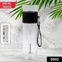 Outdoor Sport Glass Water Bottle With Steel Lid / 500 Ml Approx) - Justgrabit Inc.