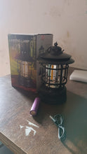 LED Camping Lante Light Retro Style Lighting Battery Type - c Rechargeable (1 Pc) - justgrabit.in | Just Grab It