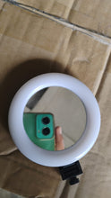 Rechargeable LED Makeup Mirror with Ring Light (1 Pc) - justgrabit.in | Just Grab It