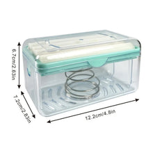 2 - in - 1 Portable Soap Dish & Dispenser: Roller, Drain Holes, Foaming - Justgrabit Inc.