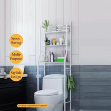 Multi - Layer The Toilet Storage Rack Metal | Bathroom Shelf Space Saving Organizer for Laundry Room Wash Basin Floor Stand - justgrabit.in | Just Grab It