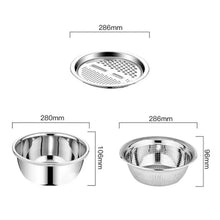 3in1 Kitchen multipurpose julienne grater salad maker with pasta server spoon - Justgrabit Inc.