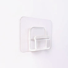 Heavy - Duty Transparent Wall Hook with Seamless Adhesive Backing (1 Pc) - justgrabit.in | Just Grab It