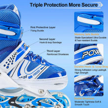 Inline Skates With Led Flashing Light Wheel With Adjustable Length Skate Premium High Quality Skates Pair (Roller Skate , Skating) - justgrabit.in | Just Grab It