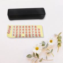 Temporary Car Parking Mobile Number Display with Magnetic Numbers Stickers (1Pc)  - Justgrabit Inc.