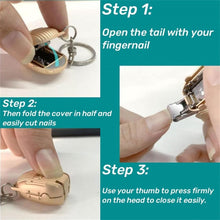 Keychain Nail Clipper | Small Nail Clippers Multicolor (1 Pc) - justgrabit.in | Just Grab It