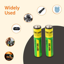 AAA Rechargeable 800 mWh Batteries With Recharging Cable (2 Pc Set) - Justgrabit Inc.