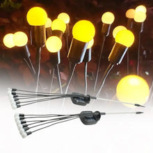Solar Firefly Lights for Garden Decor (2 Pc, 12 LED Warm) - Justgrabit Inc.