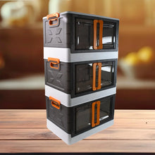 Plastic Folding Wardrobe Storage Organizer (3 Layer / 1 Pc) - Justgrabit Inc.