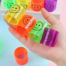 Multicolor Magic Smiley Spring, Spring Toys, Slinky, Slinky Spring Toy, Toy for Kids for Birthdays, Compact and Portable Easy to Carry (12 Pcs Set) - Justgrabit Inc.