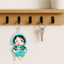 Cartoon Character Design Cute Action Figure Keychain (Mix Design & 1 Pc) - justgrabit.in | Just Grab It