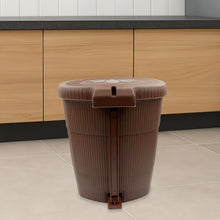 Homeware Dustbin Clean Mini Small Size Plastic Pedal Dustbin Used For Kitchen, Office, Car (1 PC) - Justgrabit Inc.