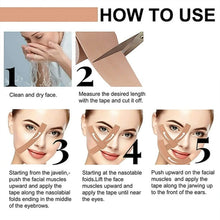 Face Lifting Tape, Myofascial Face Tightening Tape, 2.5 cm x 5 m Approx (1 Pc) - justgrabit.in | Just Grab It