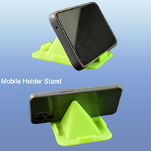 Universal Four - Sided Pyramid Mobile Holder Stand for Desk & Table (1 Pc) - justgrabit.in | Just Grab It