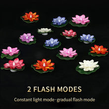 Smokeless LED Lotus Candles, Diwali (2 Pc): Indoor/Outdoor Décor - justgrabit.in | Just Grab It