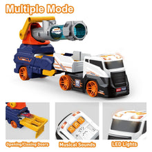 Large Truck Toys Include 2 Racing Cars+4 Ball, Light & Sounds (Battery Not Included) - justgrabit.in | Just Grab It