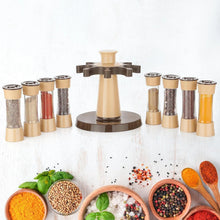 360 Revolving Spice Rack for Kitchen and Dining Table, 8 Spice jars - justgrabit.in | Just Grab It