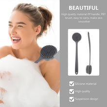 Silicone Back Scrubber Brush with Long Handle (1 Pc) - justgrabit.in | Just Grab It