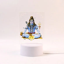 Beautiful 3D Lord Shiva Frame with Soft White Light (1 Pc) - Justgrabit Inc.