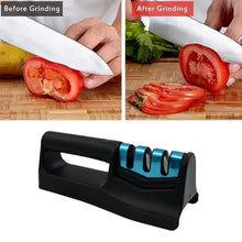 Kitchen Knife Sharpener – Handheld for Chefs & Serrated Knives (1 Pc, Chopper Not Included) - Justgrabit Inc.