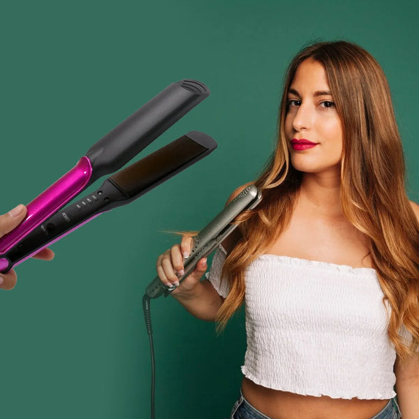 Portable Hair straight device Beauty and Personal Care Professional Women Temperature Control Professional Travel Hair Straighteners (1 Pc), Hair accessories - Justgrabit Inc.