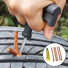 Portable Tire Repair Kit Tyre Repairing Tool Set with Box (13 Pcs Set) - justgrabit.in | Just Grab It