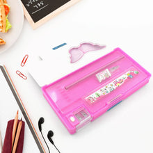 Printed Pencil Case for Kids (1 Pc): Multi - Compartment, Compass Box - Justgrabit Inc.