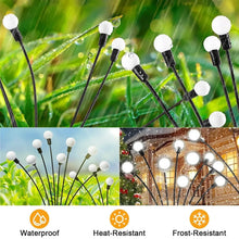 Solar - Powered Warm White Garden Ball Light Set - justgrabit.in | Just Grab It