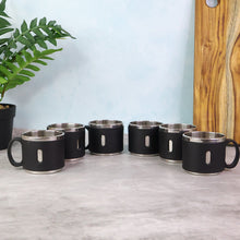 Apex Premium Stainless Steel Double Wall Coffee Mug Gift Set (6 Pc / 150 ML) - justgrabit.in | Just Grab It