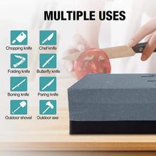 Silicon Carbide German Combination Stone, Dual Sided Stone for Knife and Tools Sharpening with Safety Case - Justgrabit Inc.