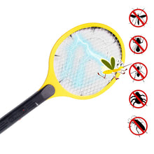 Yellow Rechargeable Electric Mosquito Killer Racket with Cable - justgrabit.in | Just Grab It