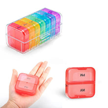 Weekly 7 Day Rainbow Color Pill Organizer Box - justgrabit.in | Just Grab It