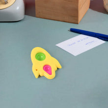 Rocket Shaped Dimple Keychain Toy (1 Pc) - Justgrabit Inc.