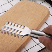 Stainless Steel Fish Scale Remover Scraper – Sawtooth Kitchen Tool - Justgrabit Inc.