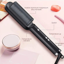 Hqt - 909B Hair Straightener Used While Massaging Hair Scalps And Head., Hair accessories - Justgrabit Inc.