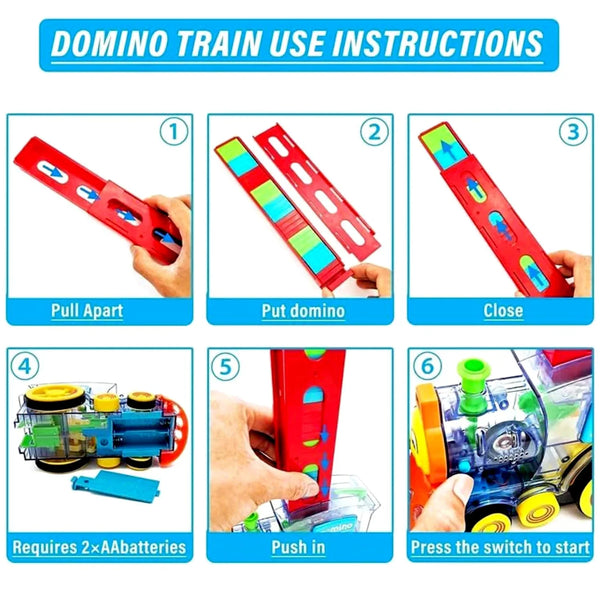 Transparent Funny Train Engine Block Set – 60 - Piece Music & Lights (Batteries Not Included) - Justgrabit Inc.