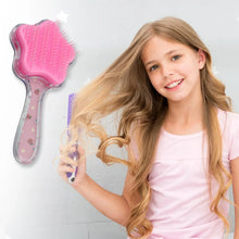 Cartoon Hair Brush Massage Shower Comb Blur Wet Salon Hair Brushes Hair Styling Tools, Glitter Comb, Soft & Smooth Brush, Mermaid Brush For Kids Return Gifts For Kids (1 Pc ), Hair accessories - Justgrabit Inc.