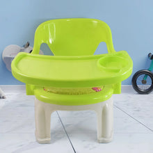 Baby Chair, with Tray Strong and Durable Plastic Chair for Kids/Plastic School Study Chair/Feeding Chair for Kids, Portable High Chair for Kids - justgrabit.in | Just Grab It