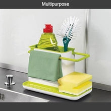 3 - in - 1 Plastic Sink Stand for Kitchen Use - justgrabit.in | Just Grab It