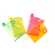 Notebook Style Slim Water Bottle (380 ml, Multicolor) - Justgrabit Inc.