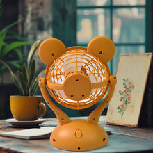 Cartoon Shape Mini Fan USB Powered & Battery Operated (Battery Not Include / 1 Pc) - justgrabit.in | Just Grab It