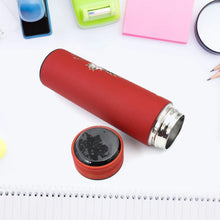Printed Smart Vacuum Insulated Water Bottle with LED Temperature Display (1 Pc / 500 ML Approx / Multicolor) - justgrabit.in | Just Grab It