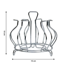 Stainless Steel Glass Holder Glass Hanging Organizer for Kitchen Bars Pubs (MOQ : - 2 Pc) - Justgrabit Inc.
