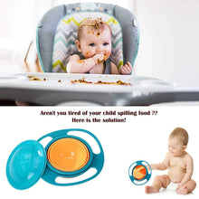 Rotating Baby Bowl used for serving food to kids and toddlers etc. - Justgrabit Inc.