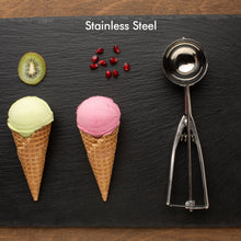 Stainless Steel Premium Quality Ice Cream Serving Spoon Scooper with Trigger Release - justgrabit.in | Just Grab It